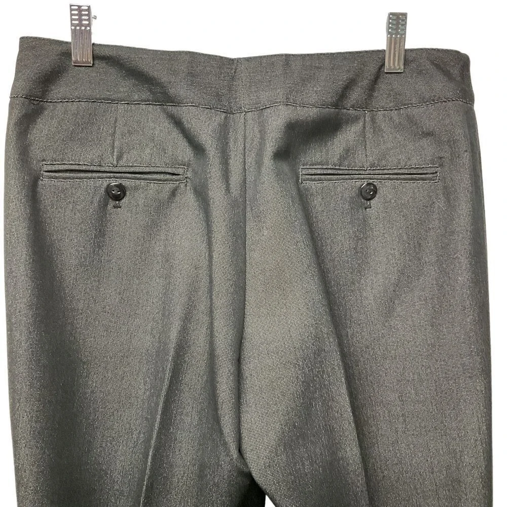 Atelier Urban Outfitters Women's Dress Pants Size 6 Gray Flat Front Straight Leg